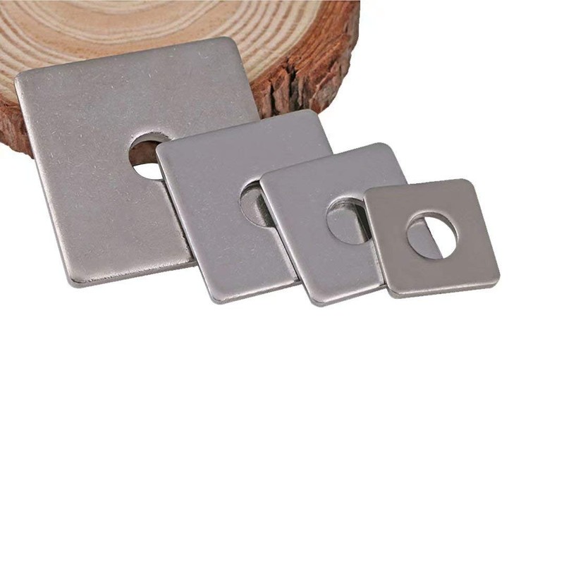 BOZONLI Square Plate Washer, Stainless Steel Heavy Duty Square Washers