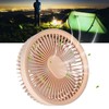 2 in 1 Desktop Fan ABS PP 4000mah 3 Gears