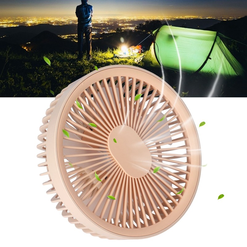2 in 1 Desktop Fan ABS PP 4000mah 3 Gears
