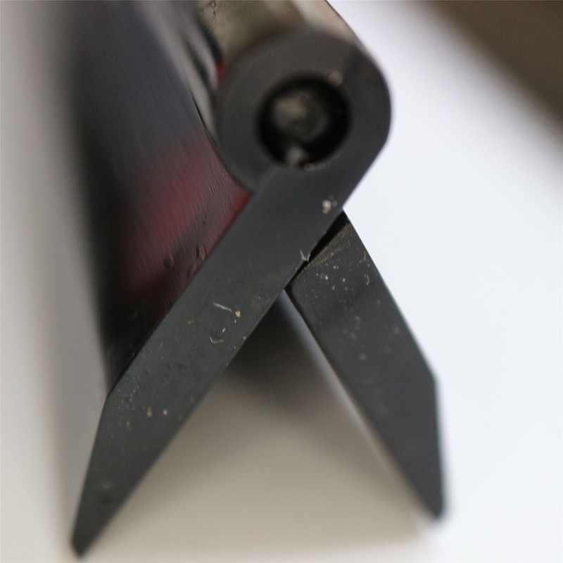 Pack of 3 Black Acrylic Hinges 200mm x 42mm Black