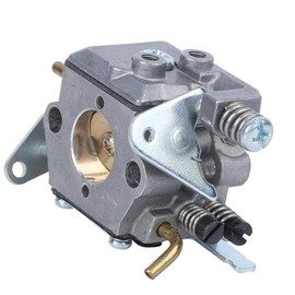 Carburettor with Fuel Filter Kit Replacement Parts Suitable for Walbro Chainsaw Carburettor 42cc, Die-Cast Aluminium, for Lawn Tractor Mowers, Chainsaw