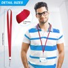 50 Pack Bulk Lanyard for ID Badge Holder Durable Flat