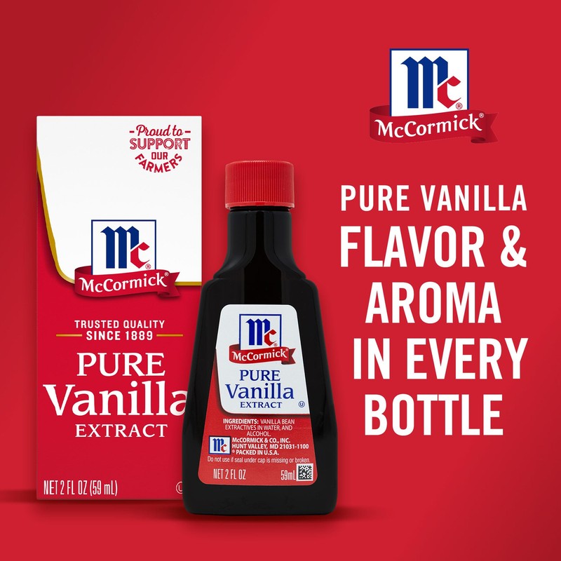 McCormick Vanilla Extract, Pure, No Corn Syrup, Gluten Free, Rich,