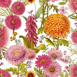 IHR Ideal Home Range Papierservietten, Party-Servietten, Einweg-Servietten, 3-lagig, 16,5 x 16,5 cm, Maresa, 20 Stück