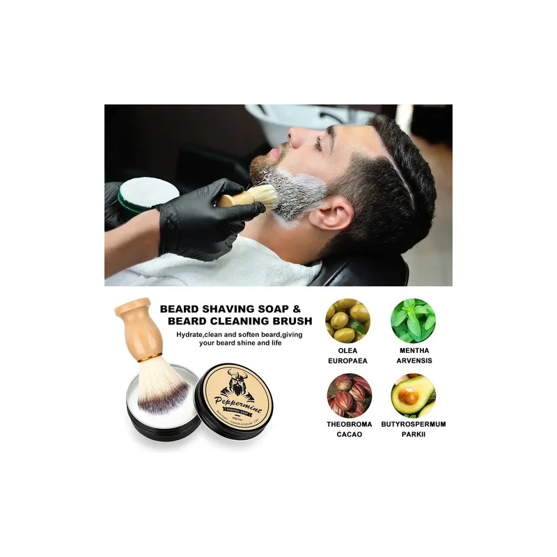 Kit De Cuidado De Barba Para Hombres, Set Definitivo De