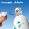 Petgravity Cat Nail Clipper, Adjustable 3-Size Trimming Hole with Hidden