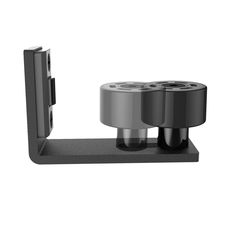 2 Pcs Adjustable Wall Door Floor Guides Bottom Sliding Door