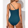 Holipick Traje de baño de una pieza con un hombro