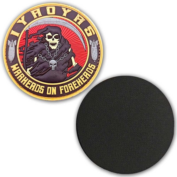 IYAOYAS W@rheads On Foreheads 3.5" Veteran Morale PVC Patch