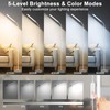 White Floor Lamp, 15W/1800LM Bright LED Floor Lamp for Living