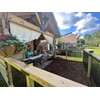 HZIU Deck Balusters 38'' Straight Baluster, Black Metal Deck Spindle