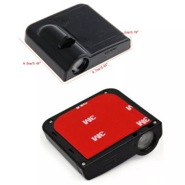 Door LED Light 2Pcs MUGEN Car Door Welcome LED Lights Courtesy Projector Ghost Shadow Stickers