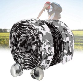 KIMISS Cycling Bicycle Mountain Bike Handlebar Tape Handlebar Tape Road Bike Camouflage Handlebar Wrap Rubber Foam 2 Pack Cycling Road Bike Handlebar Grip Wrap Tape
