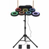 Rocktata® Drum Stand Kit for 7 Pad Roll-up Electronic Drum