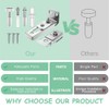 Folding Door Hardware Repair Kit-Bifold Closet Door Replacement Parts for