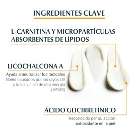 Eucerin Protector Solar Facial Toque Seco Oil Control FPS50+ 50ml Efecto Mate