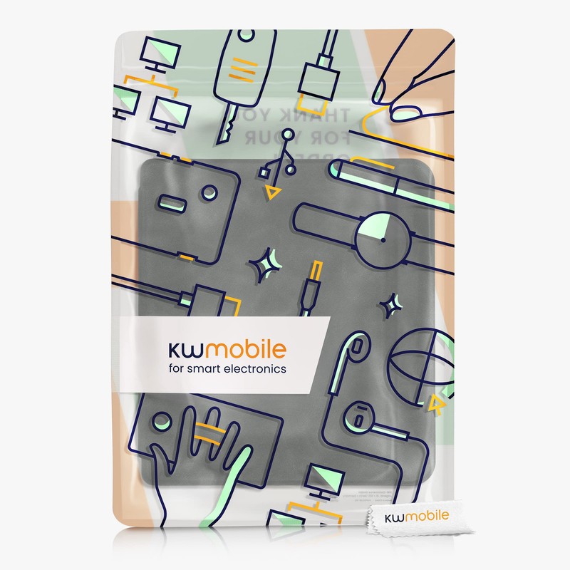 kwmobile Case Compatible with Tolino Vision 6 - Faux Leather