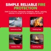 BURNBUSTER Emergency Fire Blanket - ASTM Certified Fire Suppression Blanket