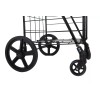 New York XPress Folding Grocery Basket Cart Shopping Wheels Large