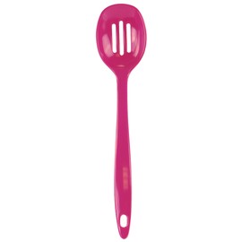 Reston Lloyd Melamine Slotted Spoon Kitchen Utensil, Premium Quality Utensil with Heat Resistant Ergonomic Handle, Durable BPA-Free Plastic, 11.5 inch long, One Piece,