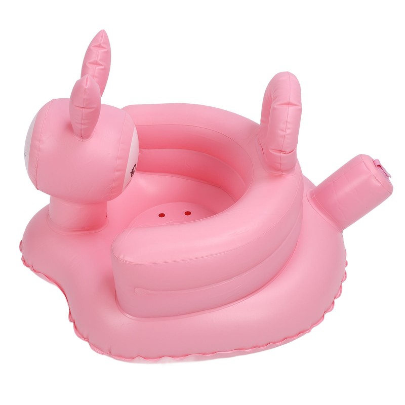 Inflatable Baby Chair Built in Air Pump Soft Cartoon Rabbit