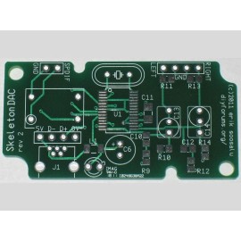 Universal Beezar Audio Skeleton DAC PCB - USB Powered, 16-bit 44.1kHz Digital Audio