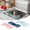 Sink Splash Guard, Foldable Waterproof TPR Water Splatter Shield with