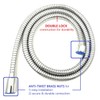 Ana Bath NEW Flexible Dual Shower Head with Handheld Combo