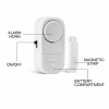 Battery Connection 10PCS Wireless Home Window Door Burglar Security Alarm