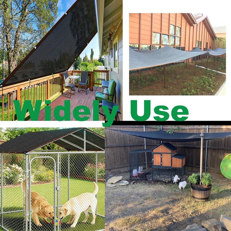Chicken Coop Sun Shade Net, 90% UV Block 11.5x6.6 FT