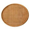 SOFE Oval Woven Rattan Bulletin Board, 20x26 Boho Pin Boards