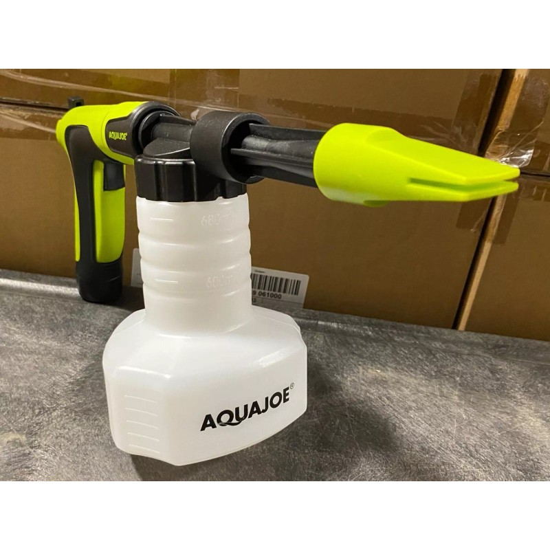 Aqua Joe AJ-SPXN-PRO 2-in-1 Garden Hose-Powered Adj. Foam Can. Spray