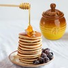 Hiceeden 2 Pack Ceramic Honey Pot with Dipper and Lid,