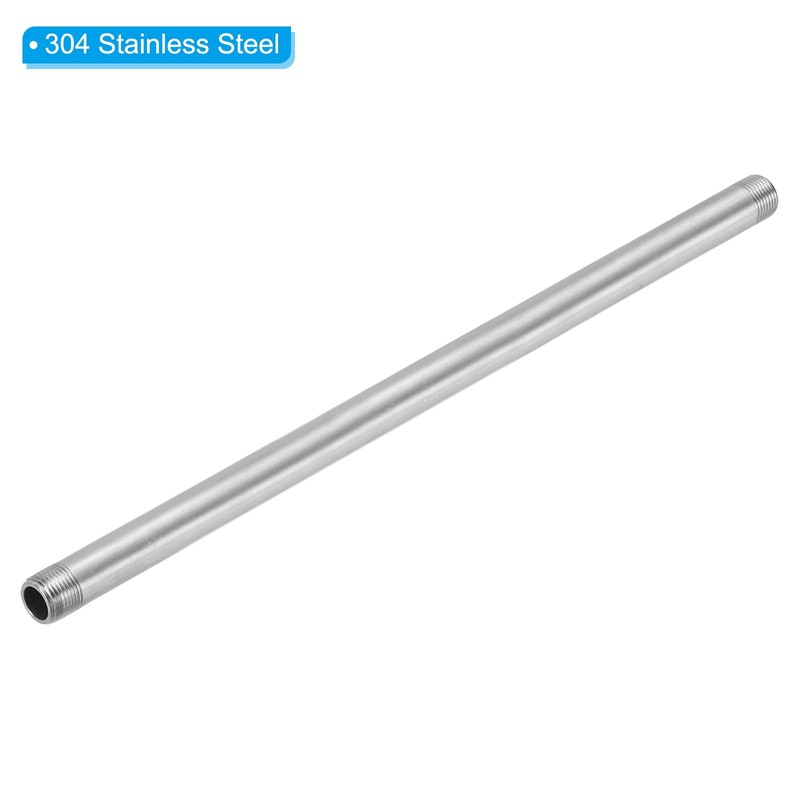 PATIKIL 304 Stainless Steel Pipe Fitting 3/8" NPT x 3/8"