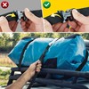 Lashing Strap,1"×10FT Tie Down Straps with Alligator Clip,Adjustable Cargo Straps