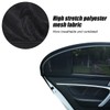 XINLIYA 2PCS Car Window Shades, Stretchable Breathable Auto Sunscreen for