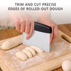 4 Pieces Versatile Bench Scraper, Dough Cutter for Bread, Pizza