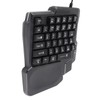One Handed Gaming Keyboard 35 Keys Waterproof Wide Palm Rest