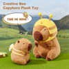 Ditucu Cute Capybara Plush with Bee Backpack Kawaii Capibara Stuffed