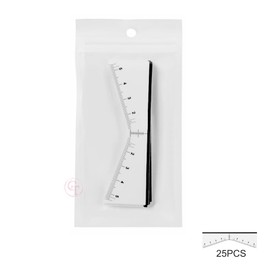 25pcs/bag Disposable Microblading Eyebrow Stencil Sticker Brow Guide Eyebrow Shaping Tool Brow Shape Tape Permanent Makeup Accessories (25pcs/bag)