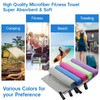 Microfibre towel 2 Pack |180x60cm+80x40cm| Ultra Lightweight Travel Towel, Quick