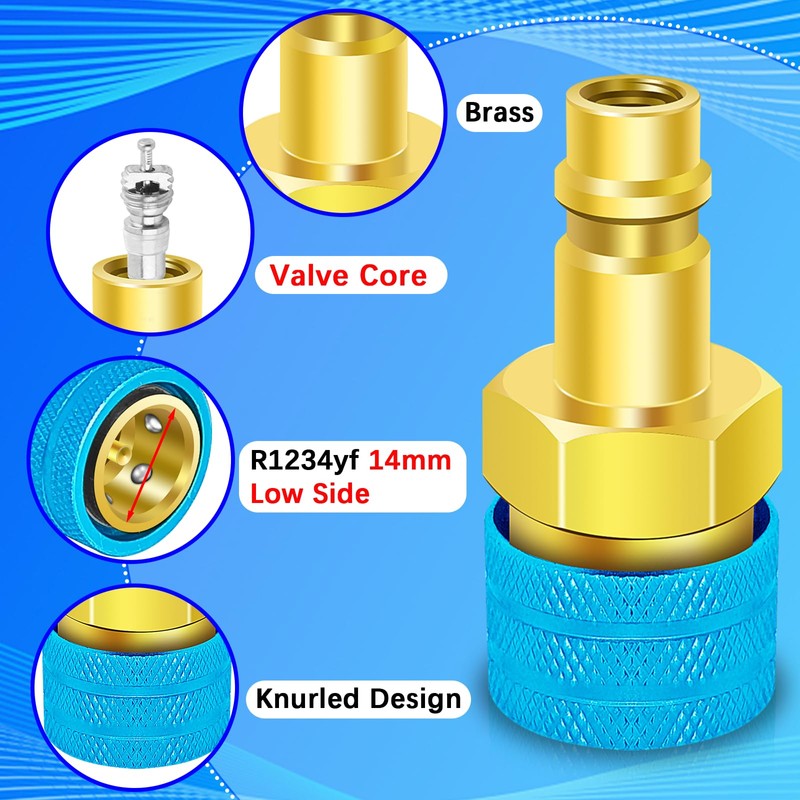 R1234yf to R134a Adapter, 1234yf to 134a Adapter Kit, R1234yf