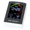 CO2 Detector with Display Screen ABS Battery USB Charging Multi