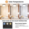 Slochi Motion Sensor Ceiling Light Wired, 3000K/4000K/6500K Selectable LED Flush