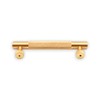 Infinity Decor Modern Solid Brass Knurled T Bar Cabinet Drawer