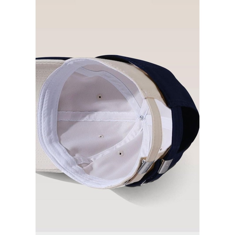 COTIDI Mens 100% Cotton Baseball Cap Adjustable Hello, black