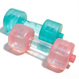 Mancuernas rellenas de agua al azar, pesas regulables, equipamiento de fitness para mujeres, plástico de primera calidad para ejercicio deportivo,... 