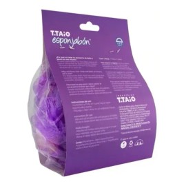 Esponjabon Borla Flor De Baño 2 En 1 Todas Las Borlas Tipo de Esponjabon Lavanda Relajante