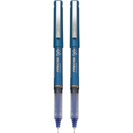 Pilot 25011 Precise V7 Bolígrafo, Tinta Líquida, Blister de 2 Piezas, color Azul