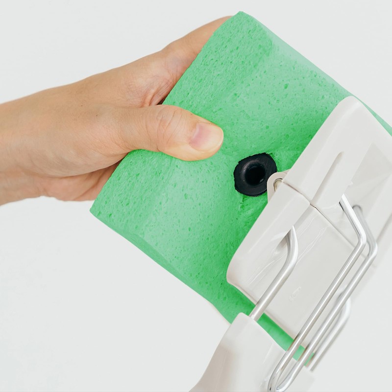 Yamazaki Sangyo Sponge Mop Absorbent Replacement Spare 2989.jp+ Silver Wiper